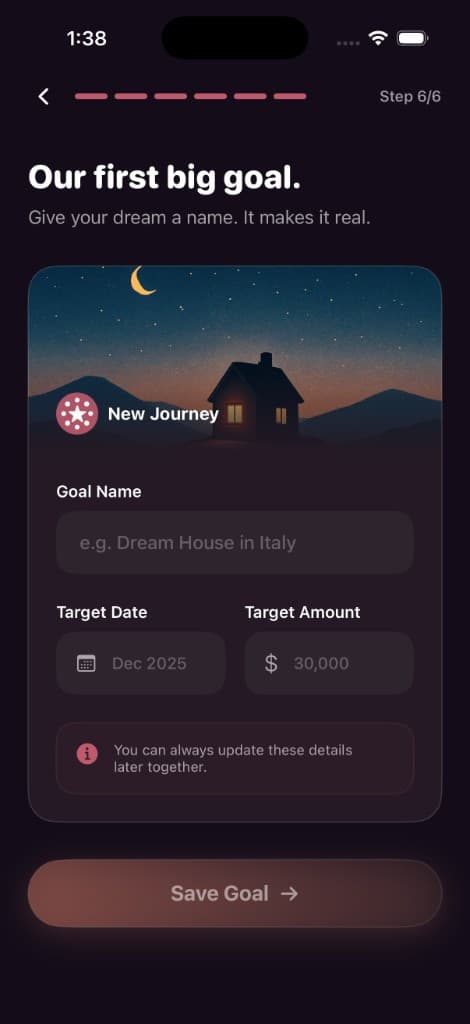 Our first big goal